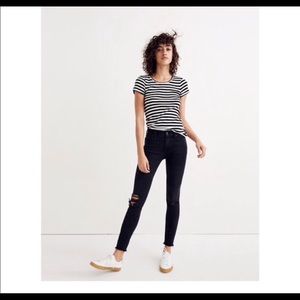 Madewell like new 9” high-rise skinny jeans